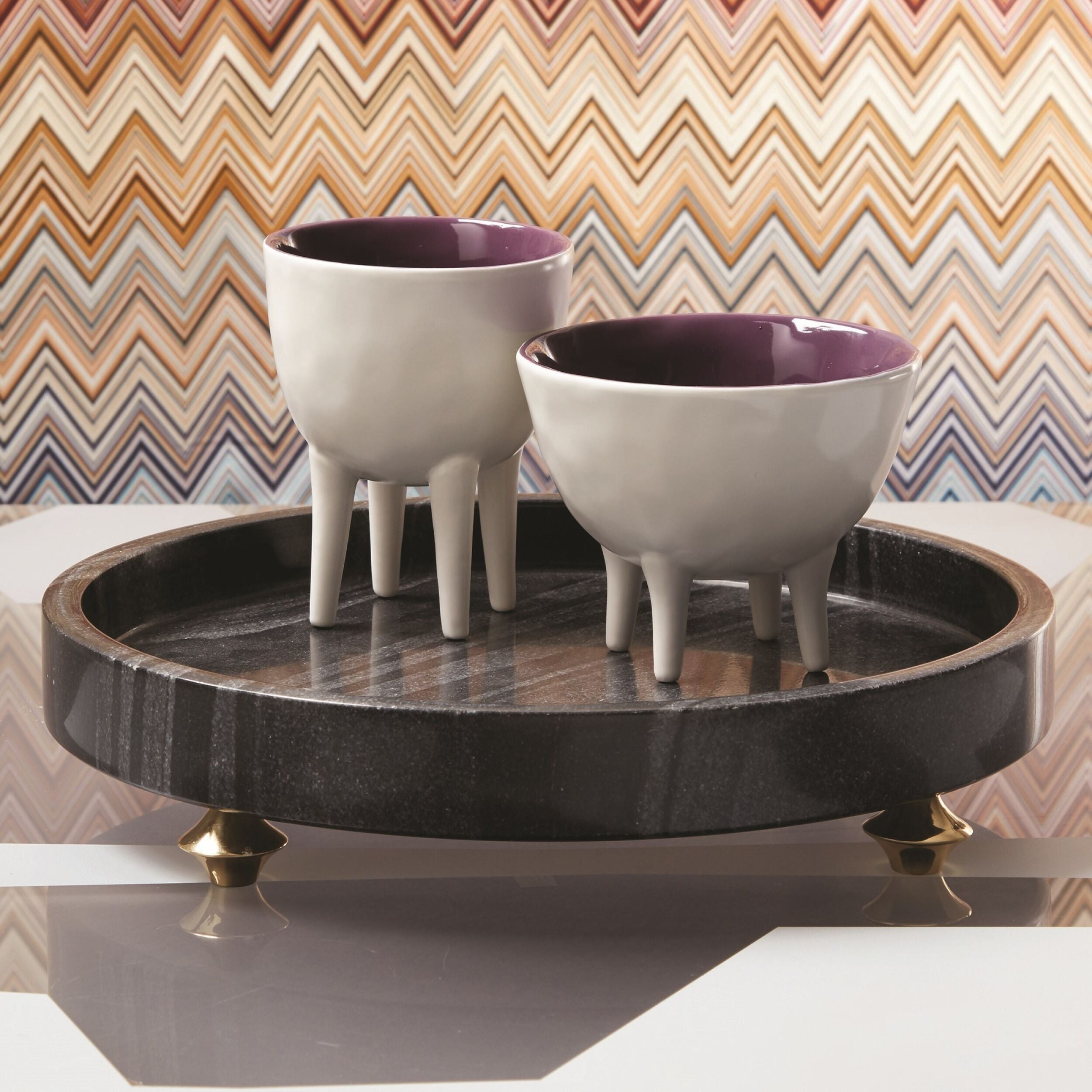 Quintessential Tray-Circle-Black