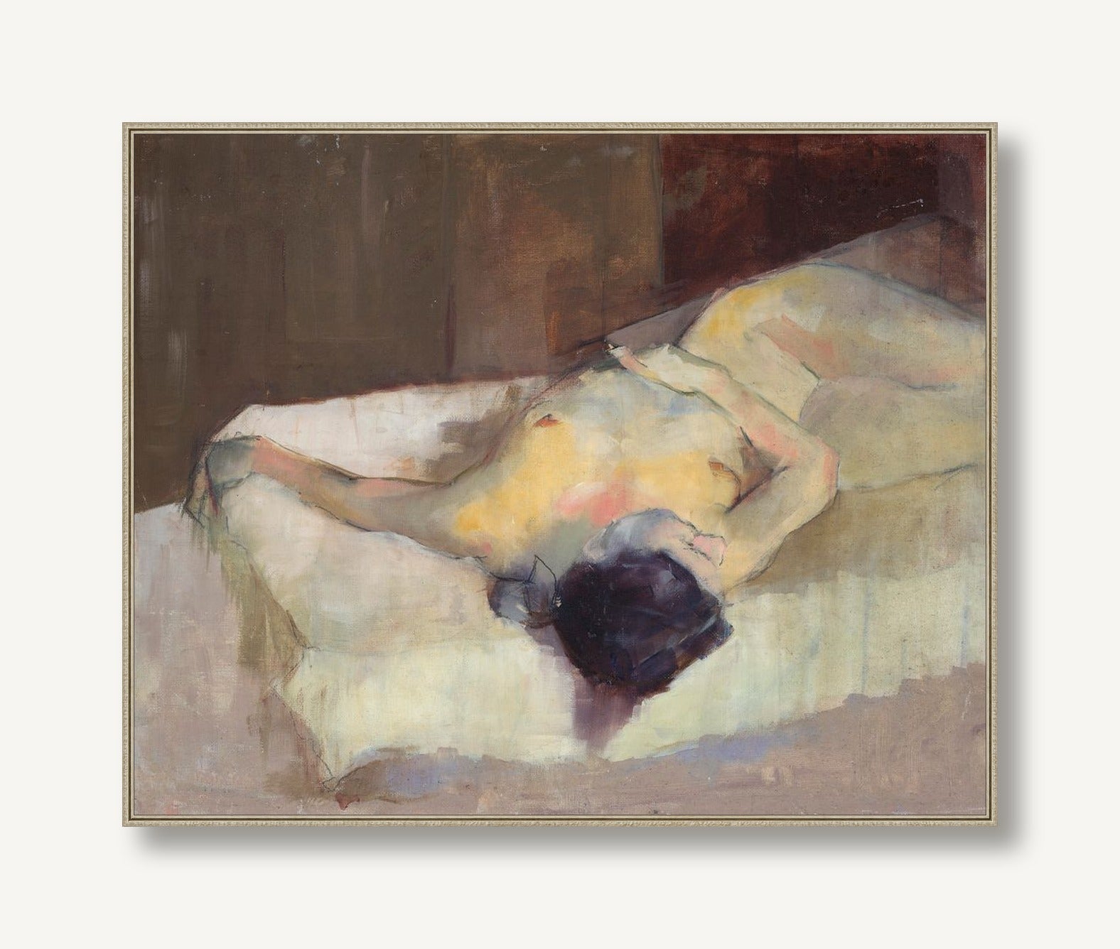 While She Waits 1 — framed