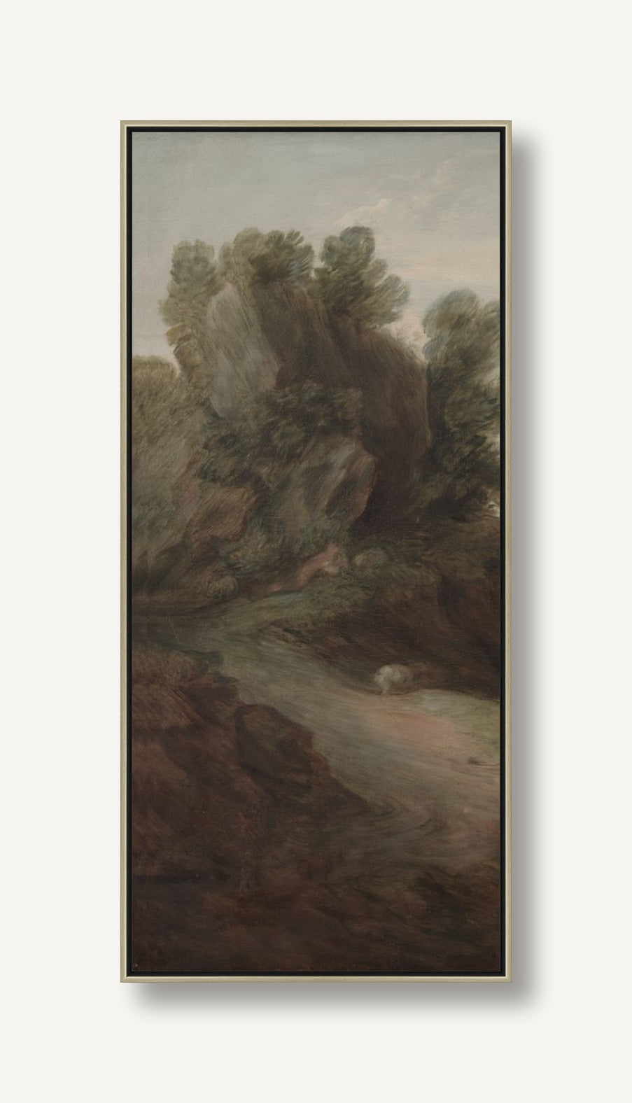Quiet Walk Way 1 — framed