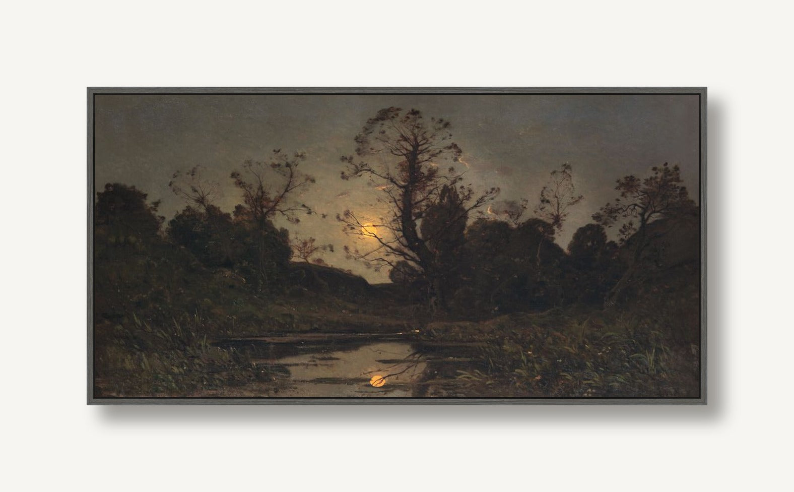 Moonlit Reflections 1 — framed