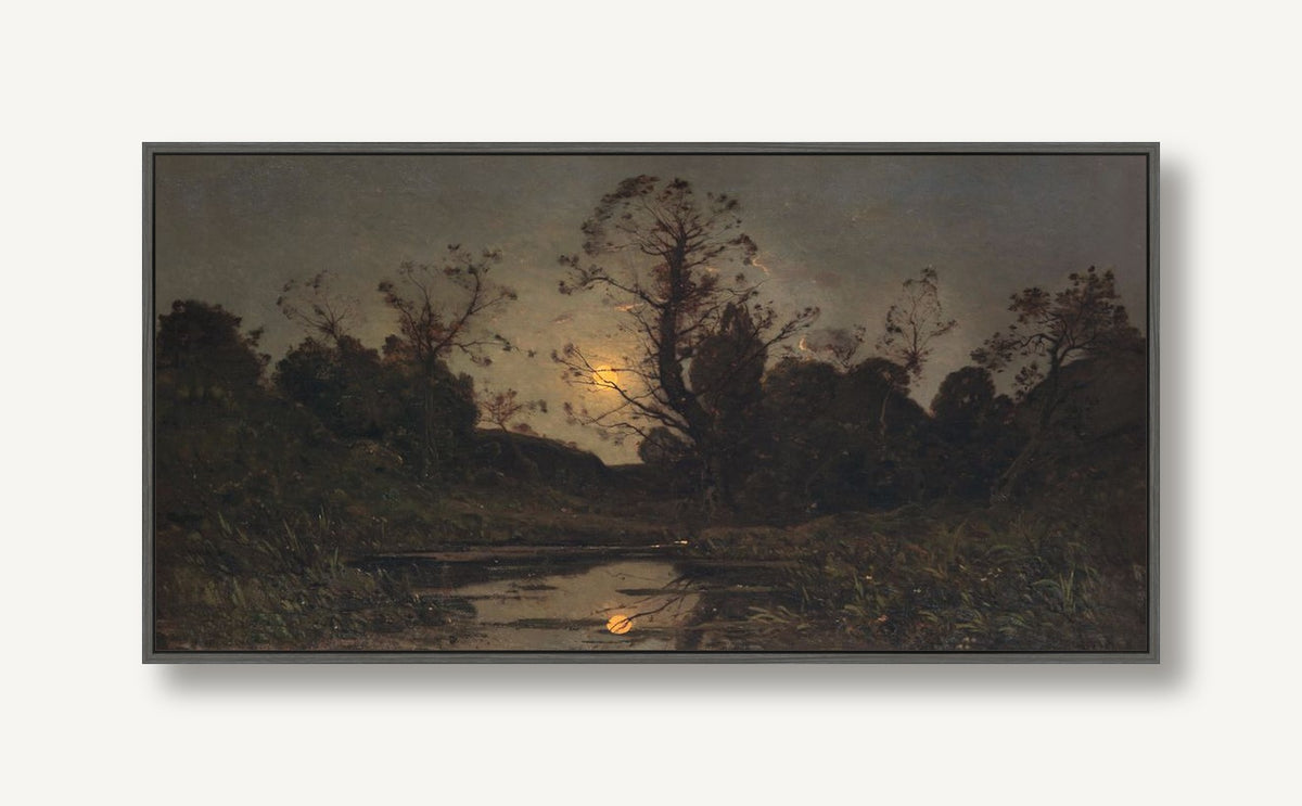 Moonlit Reflections 1 — framed