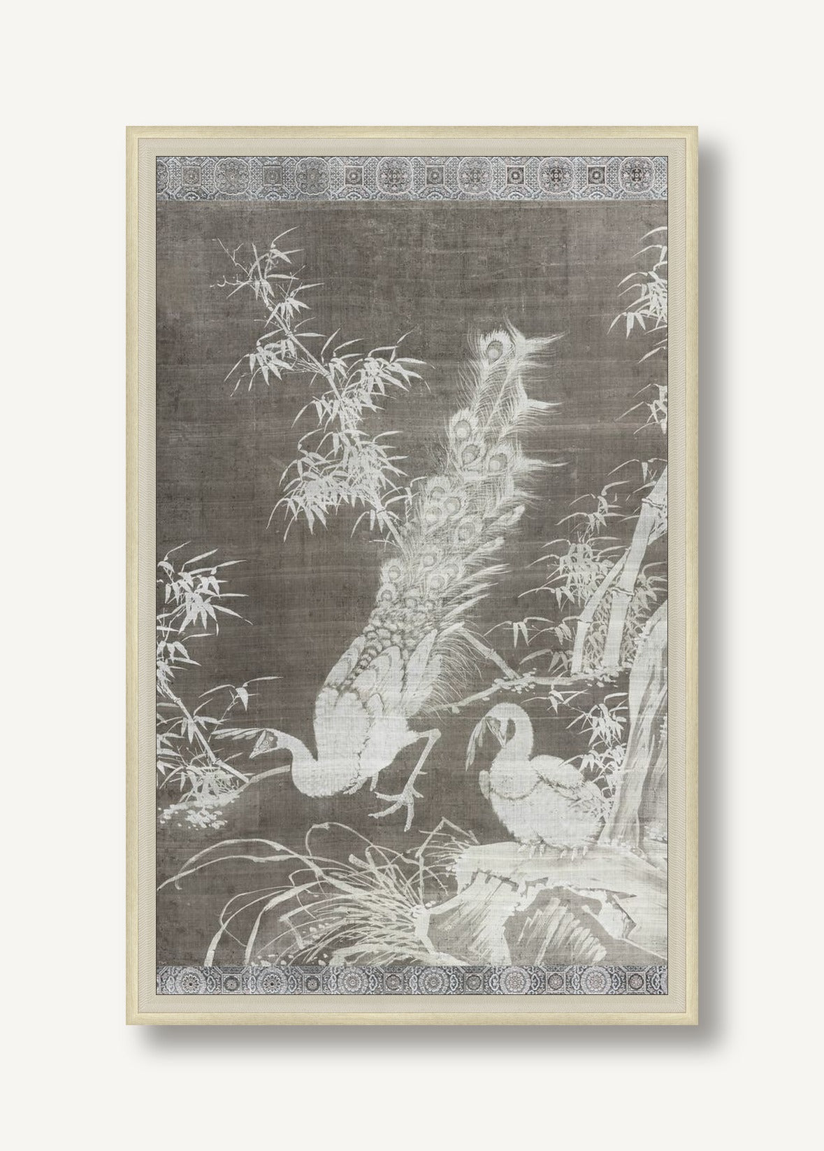 The Dance of the Peacock 1 — framed