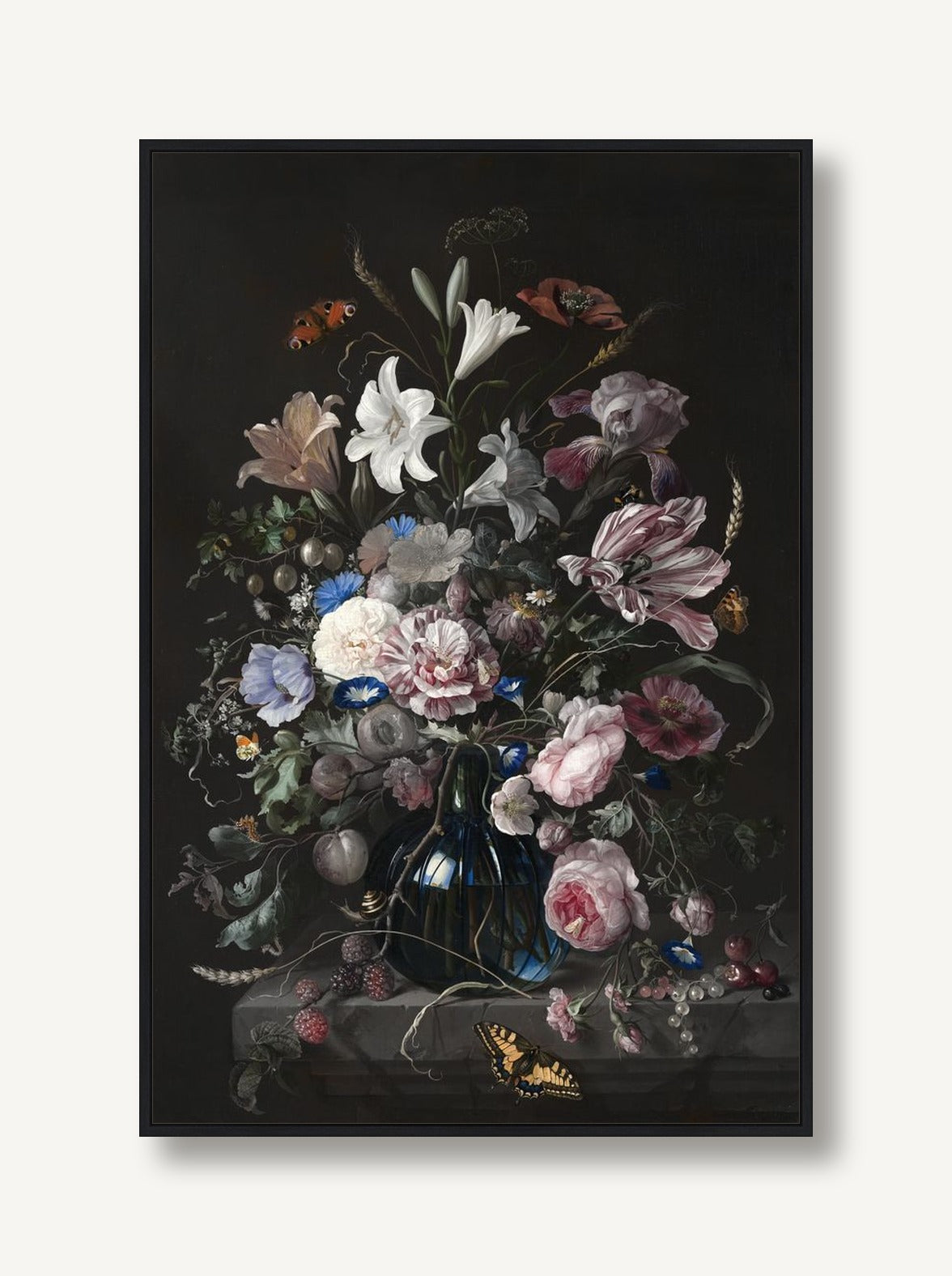 Vase de Fleurs 1 — framed