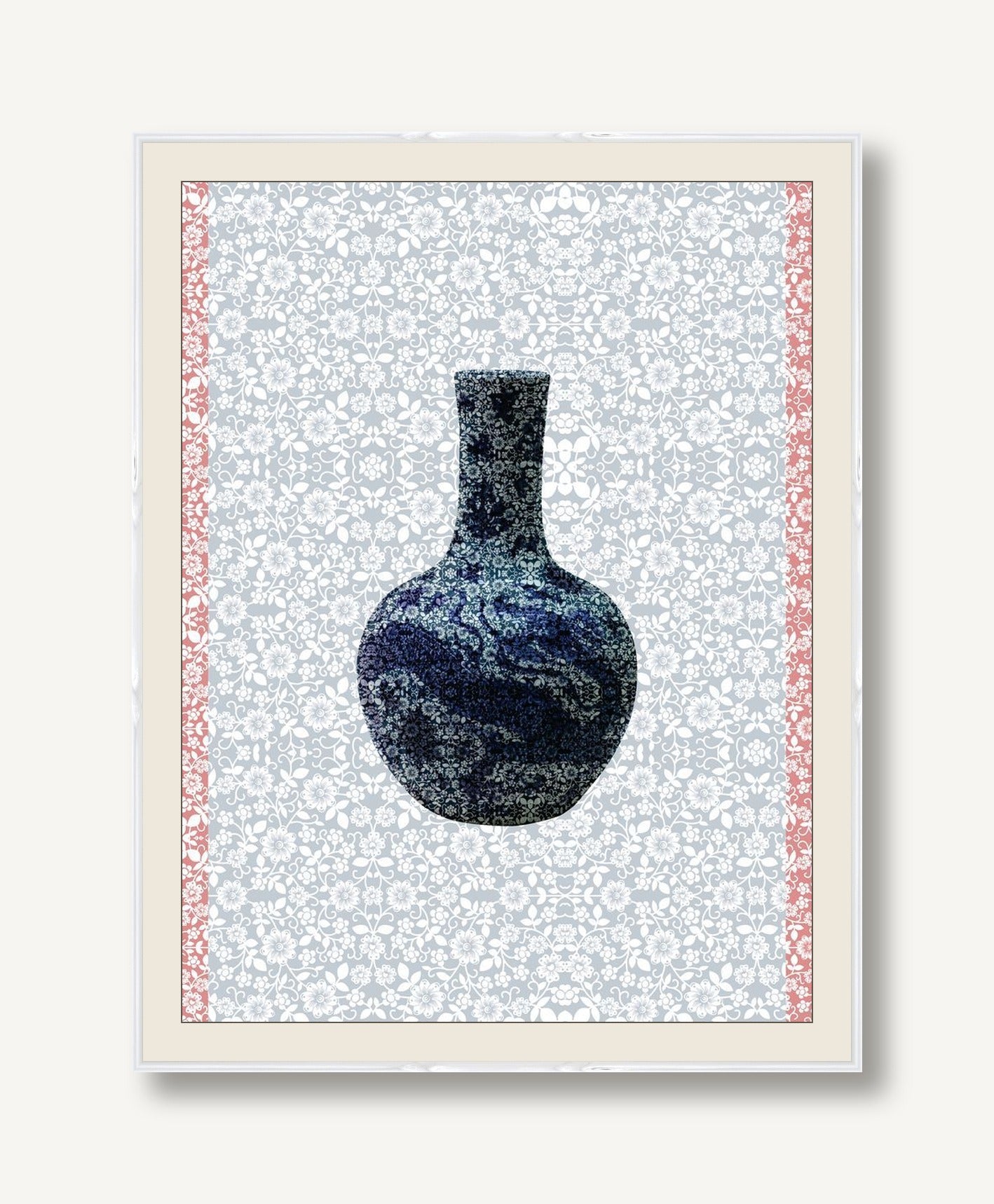 Paper Vase 2 — framed