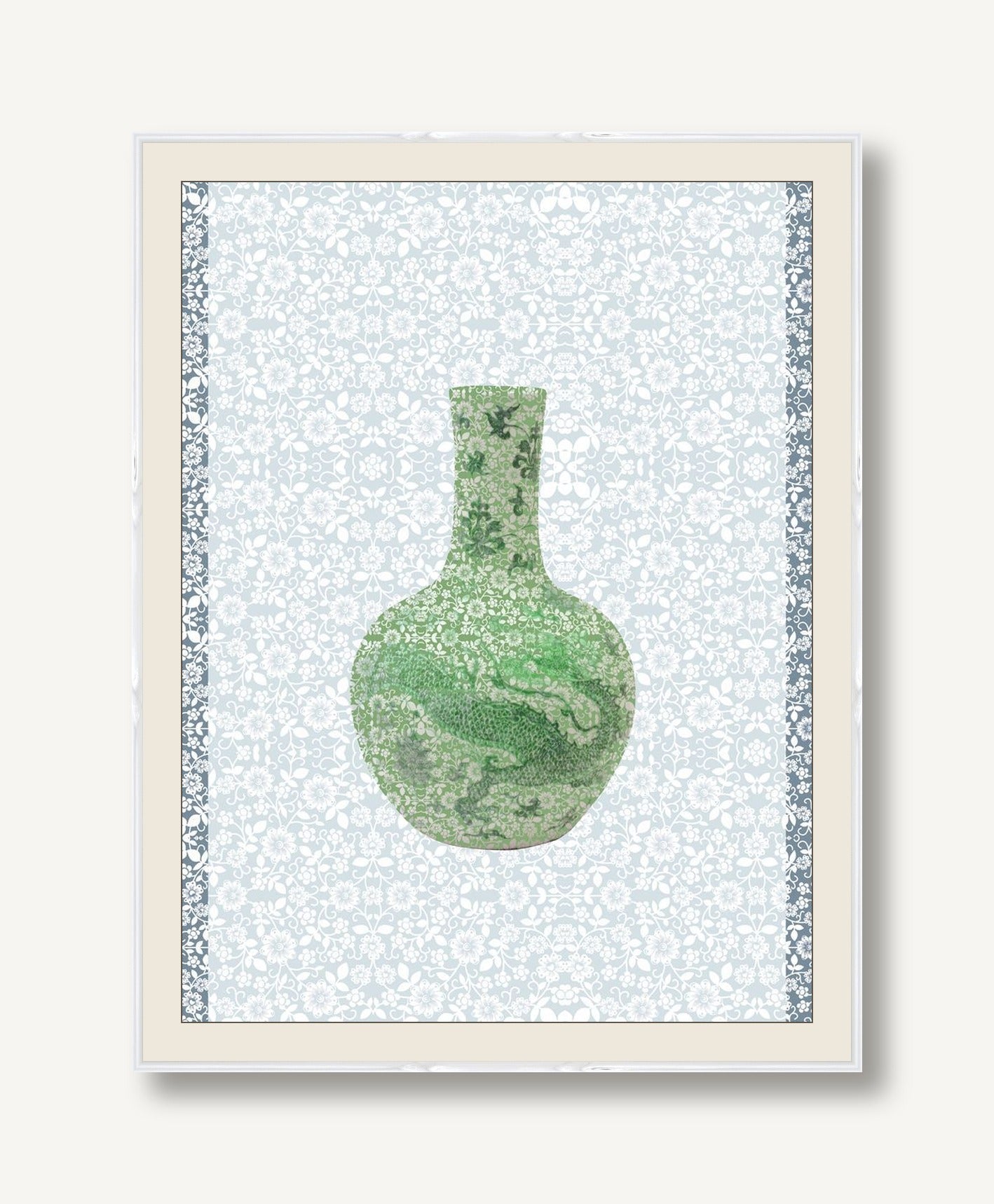 Paper Vase 3 — framed