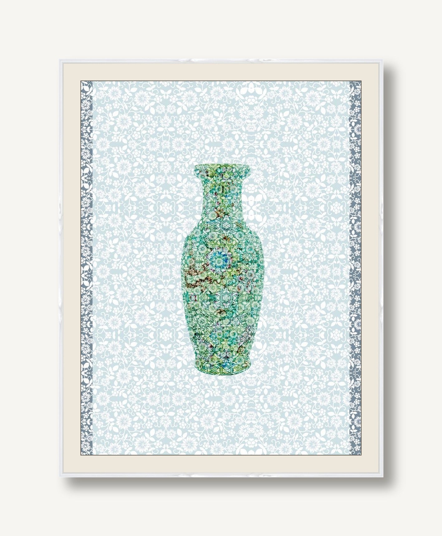Paper Vase 4 — framed