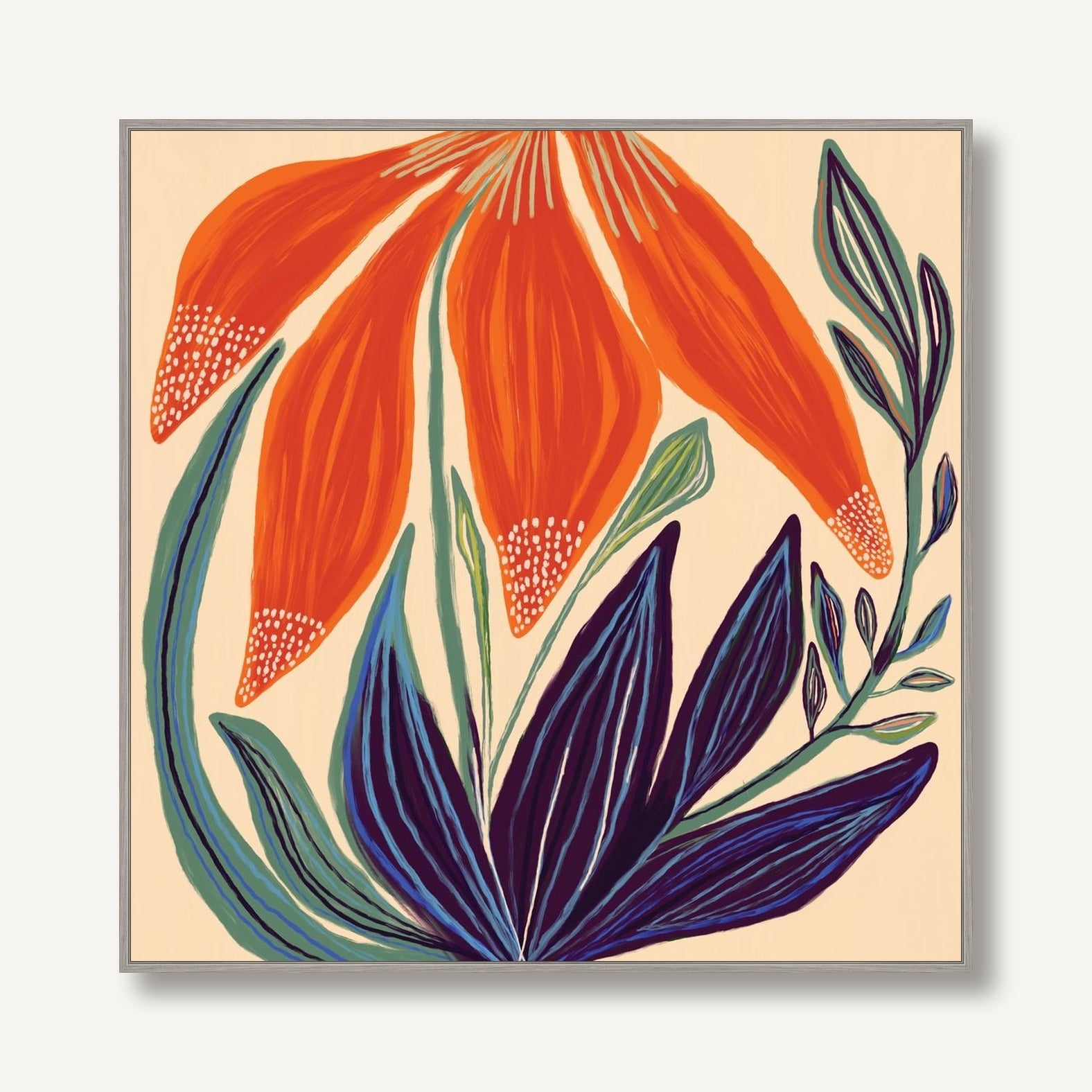 La Fleur 4 framed
