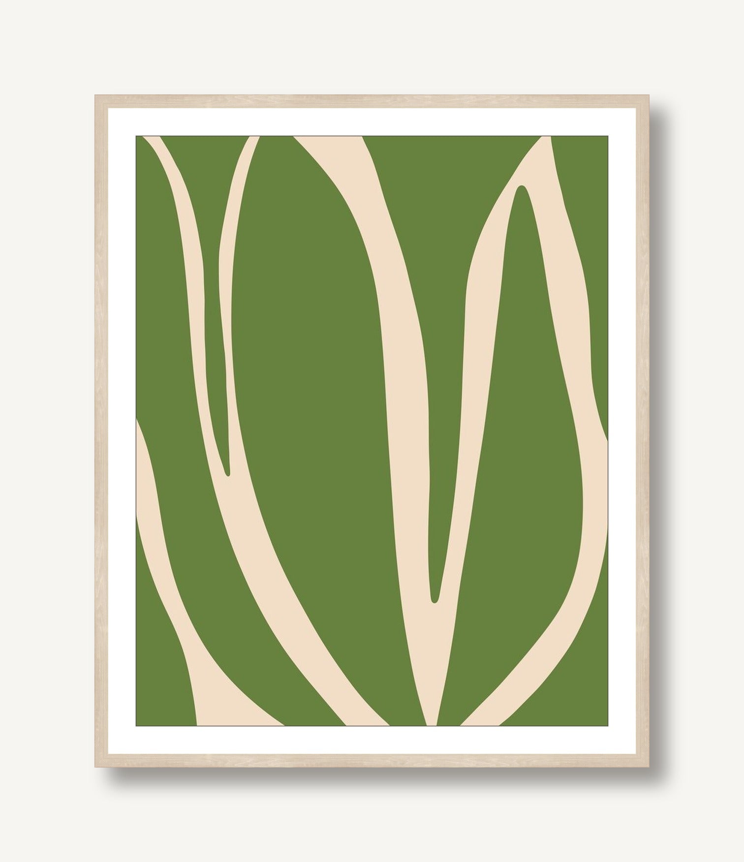 Spring Green Garden 1 framed