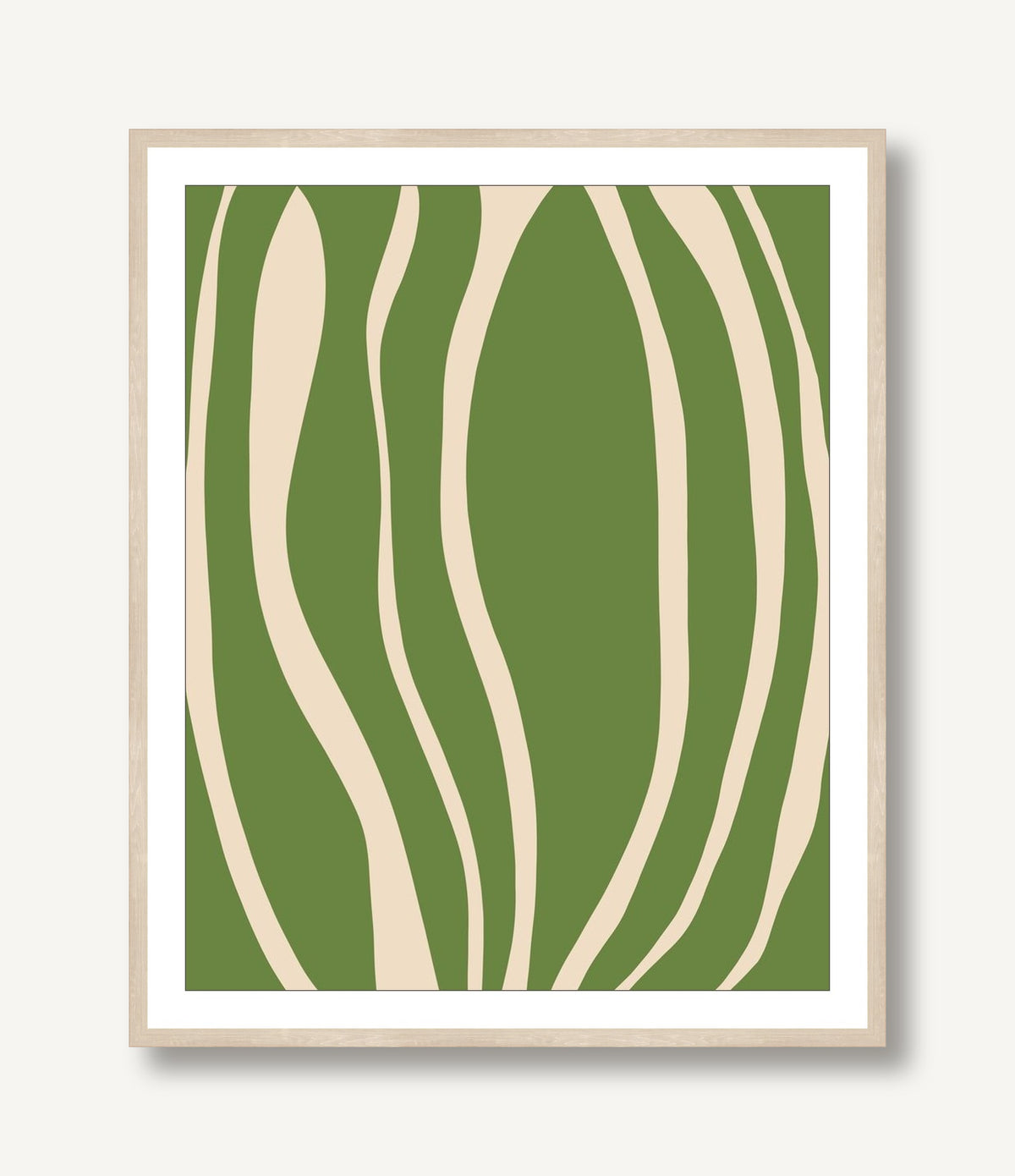 Spring Green Garden 2 framed