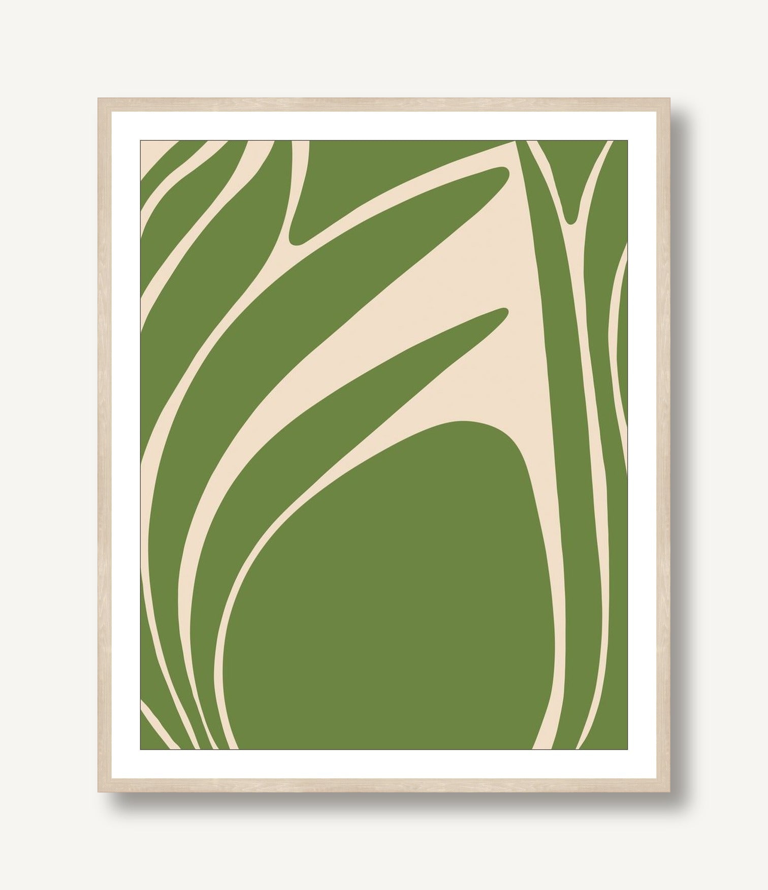 Spring Green Garden 3 framed