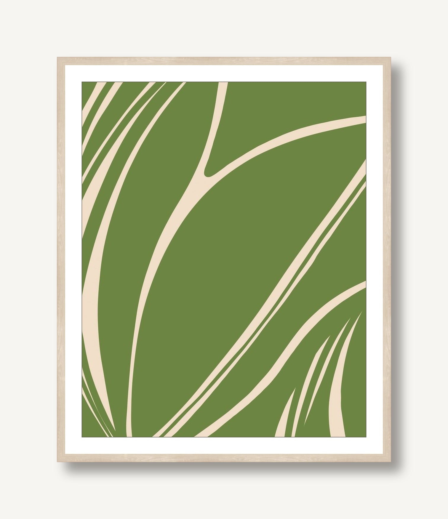 Spring Green Garden 4 framed