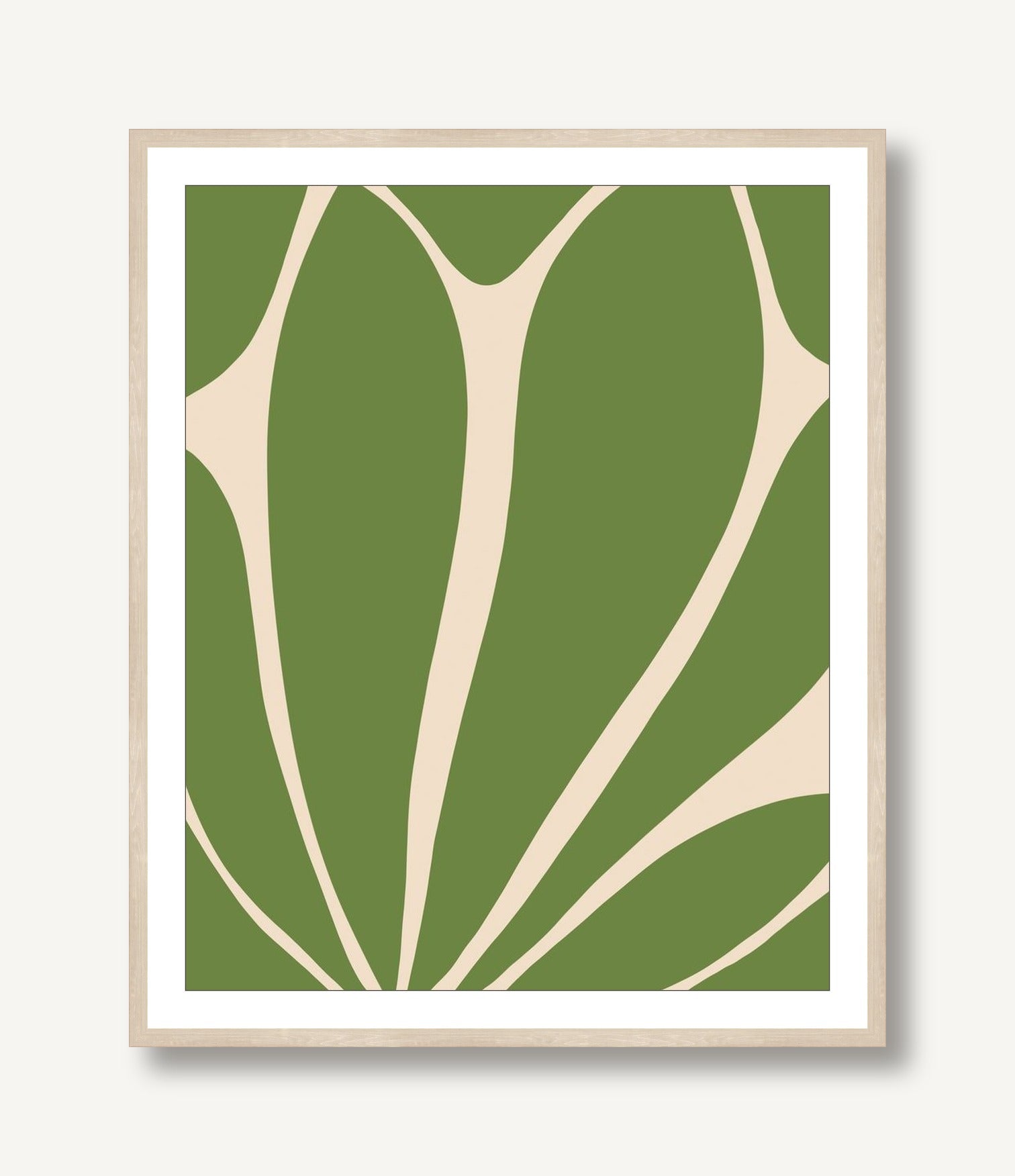 Spring Green Garden 5 framed