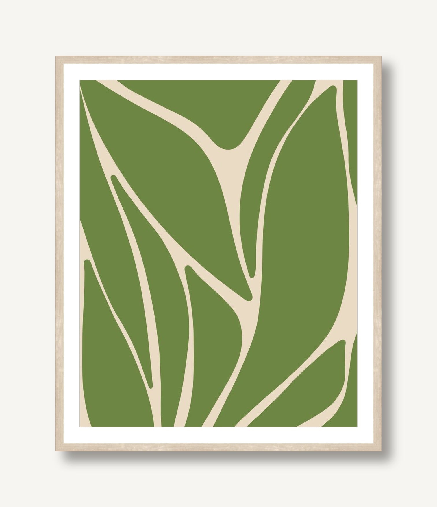Spring Green Garden 7 framed
