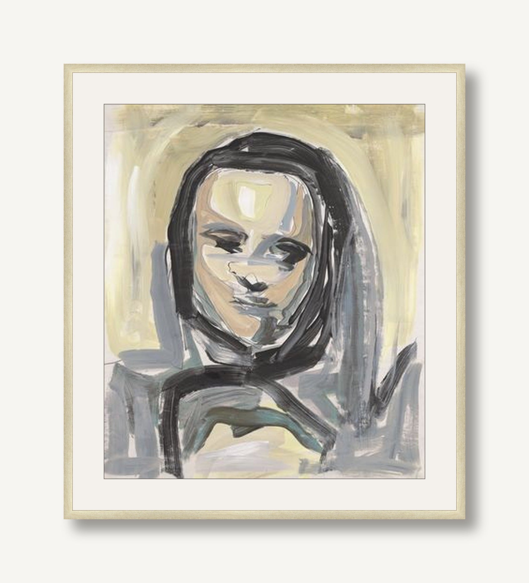 Yellow Cast 1 framed