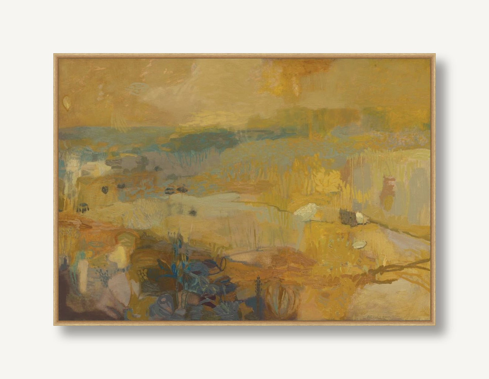 Waking Field 1 framed