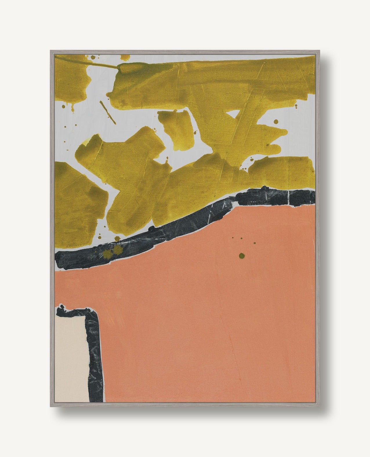 Apricot Hues 2 framed
