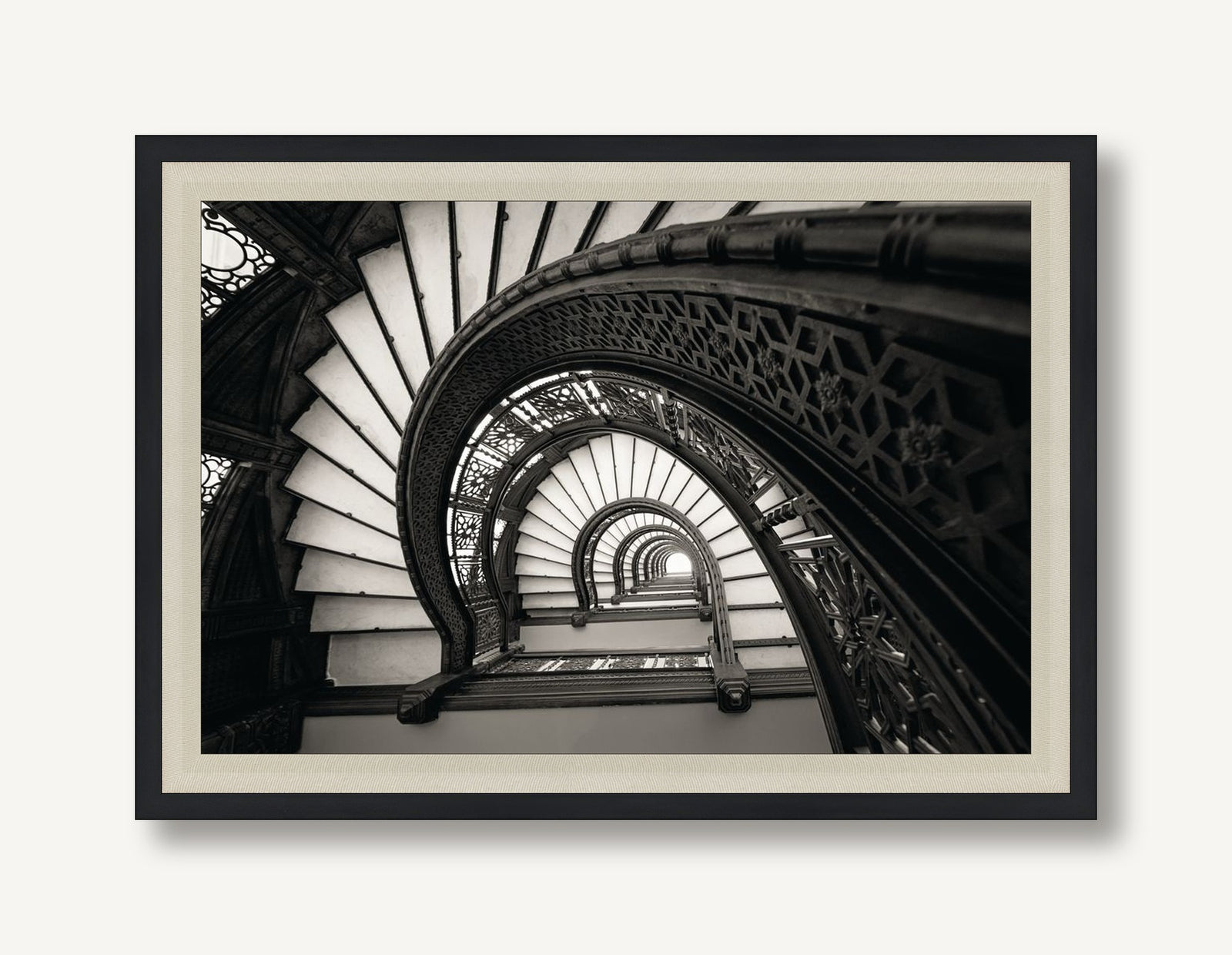 The Underside of Ascent 1 framed