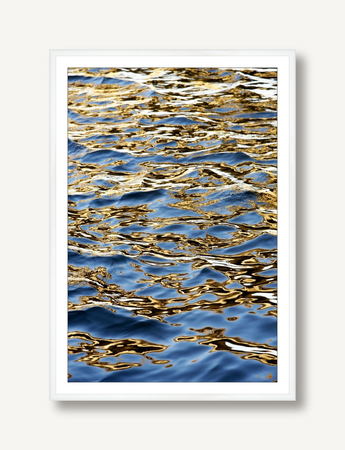 Gold Sea 1 framed
