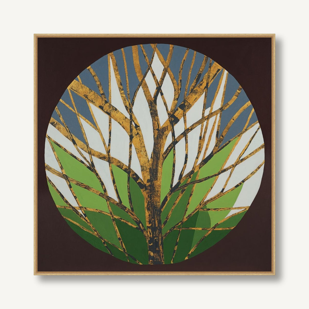 Golden Ascent 1 framed