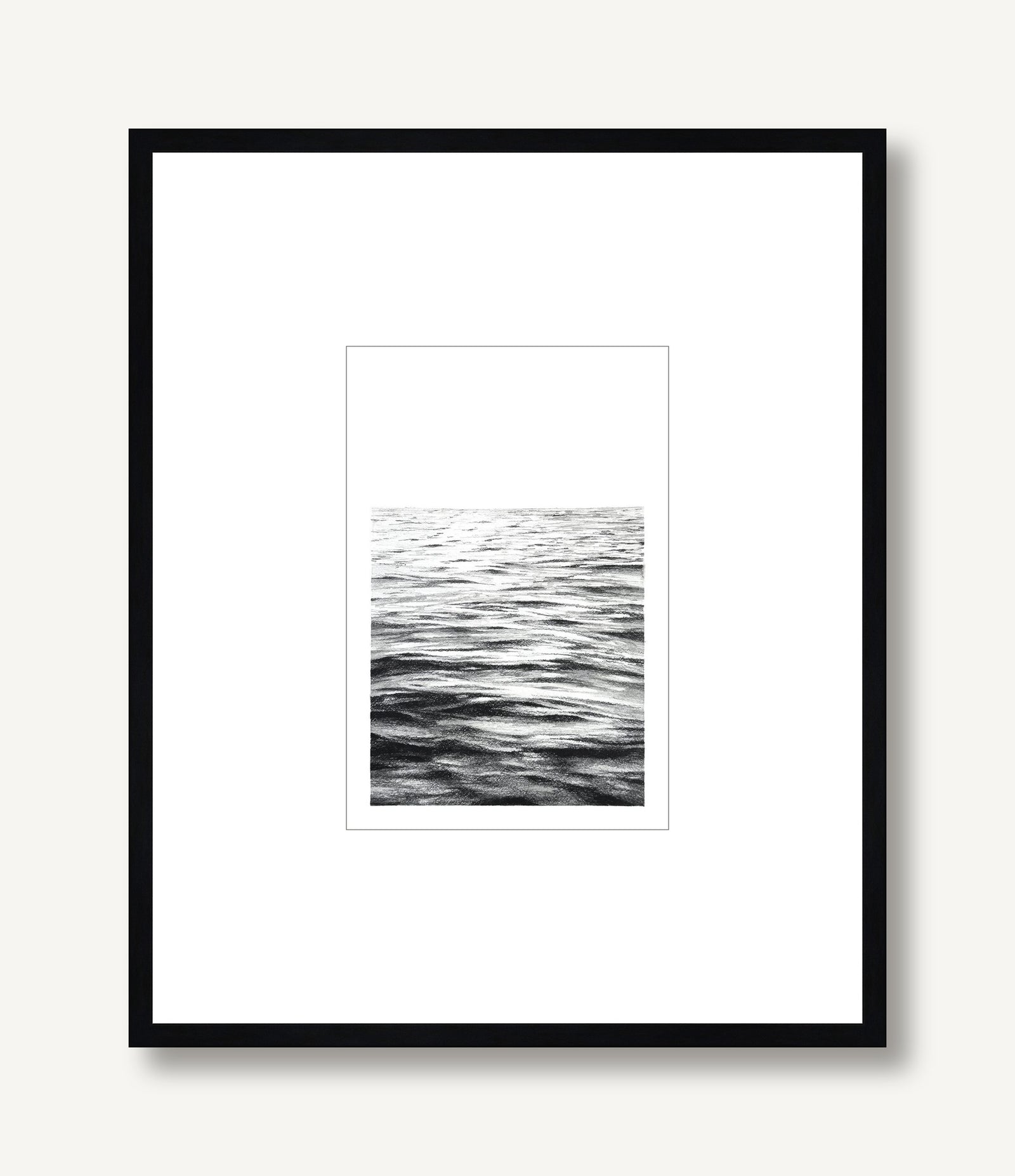 Open Water Study 1 framed