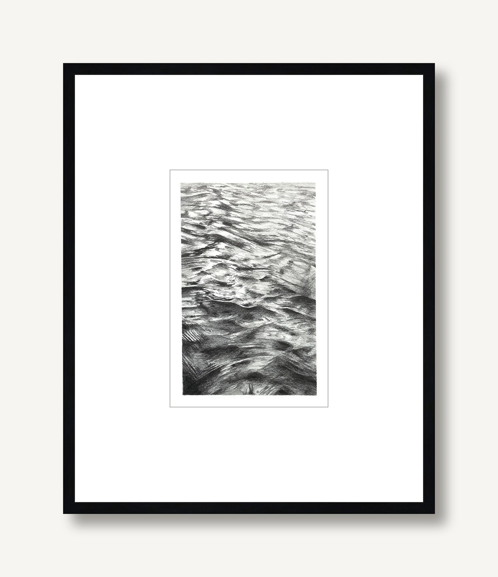 Open Water Study 2 framed