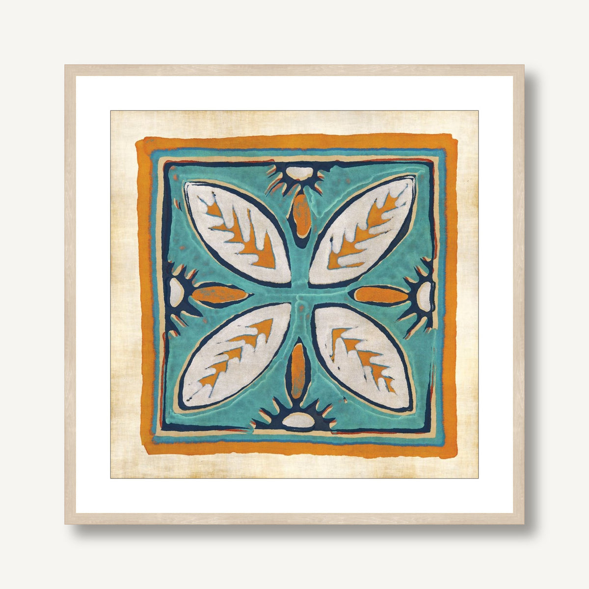 Azulejos Study 4 framed