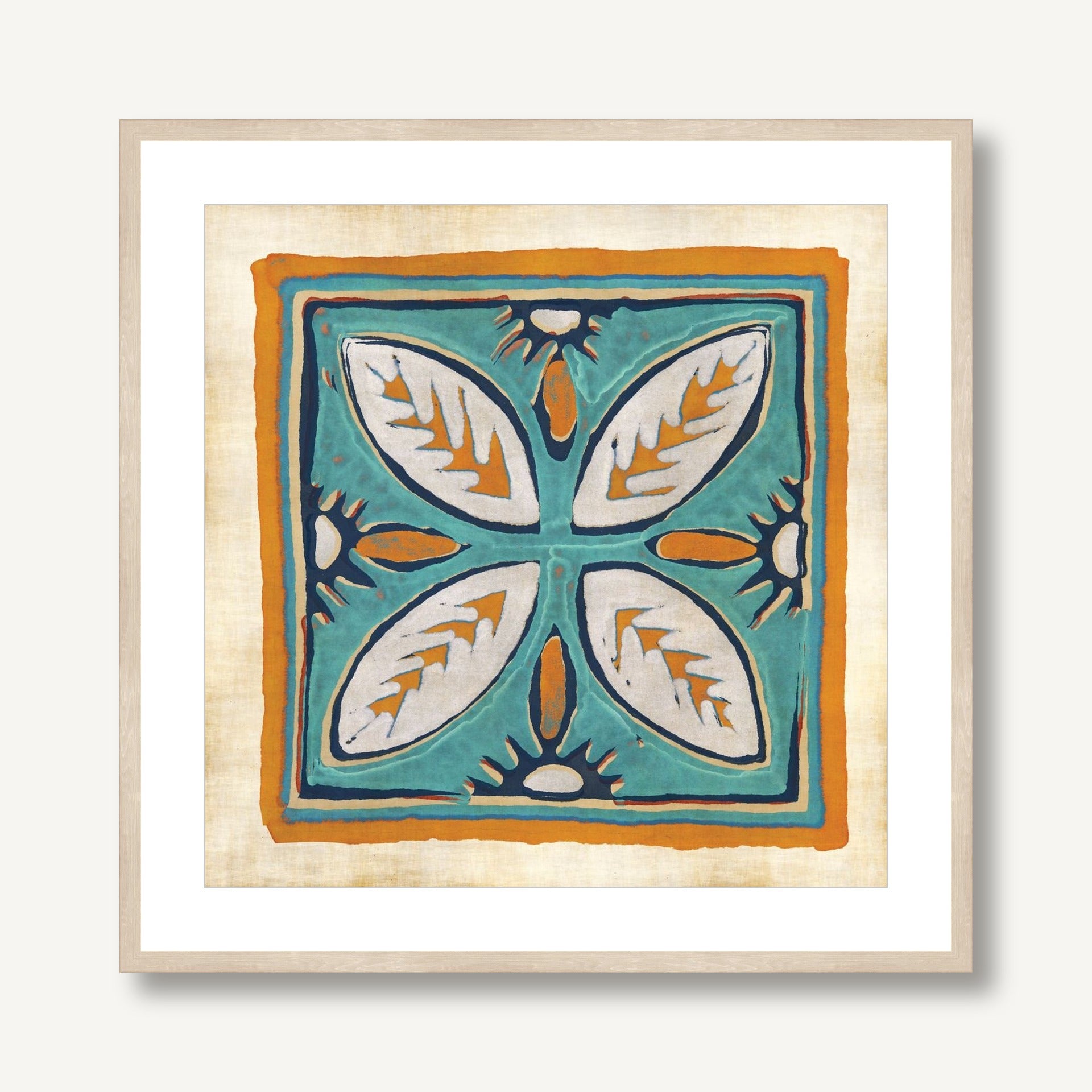 Azulejos Study 4 framed
