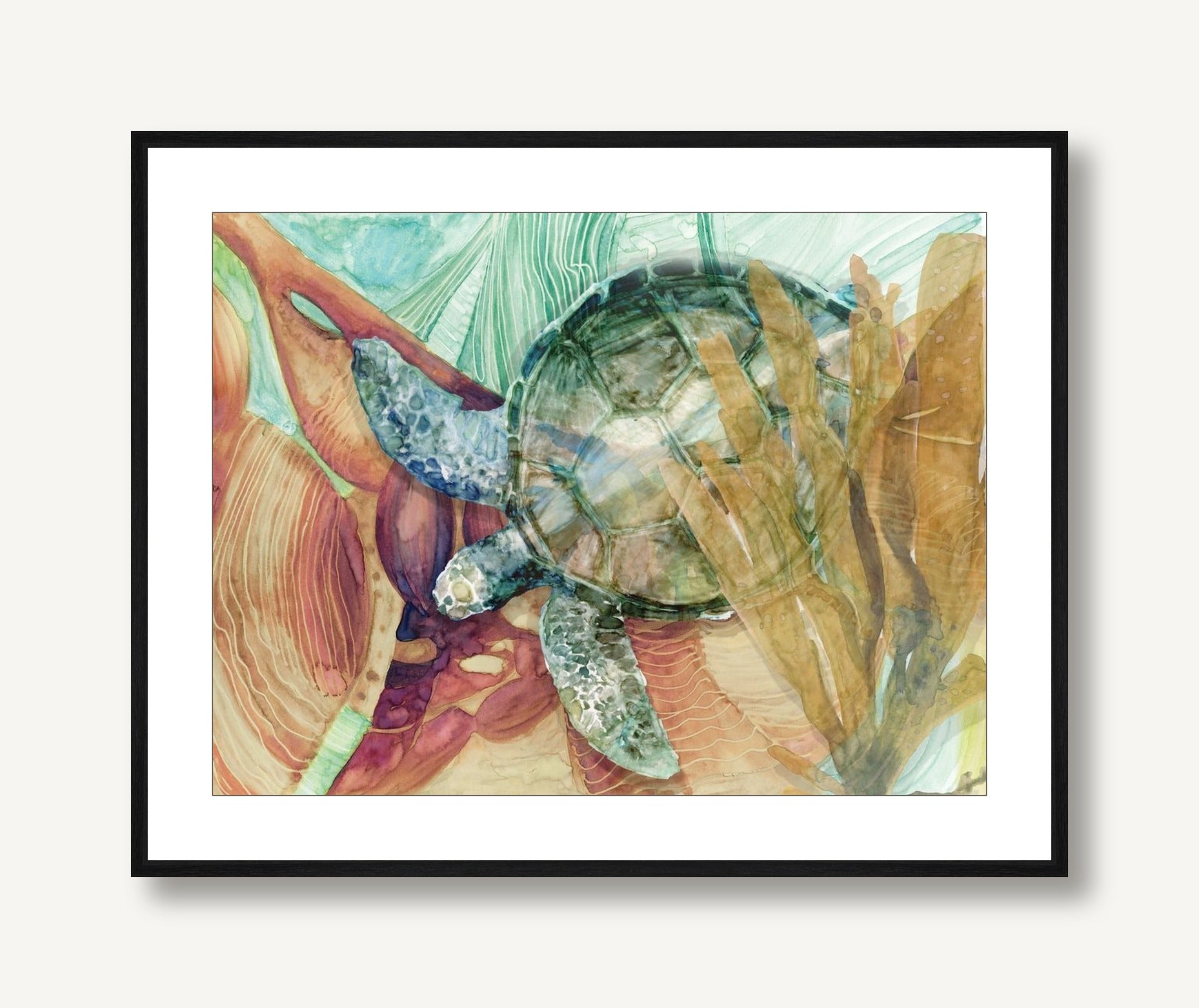 Among the Seagrass 1 framed