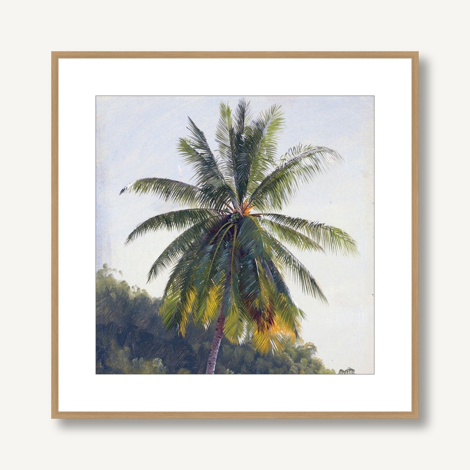 Paradise Fronds 1 framed