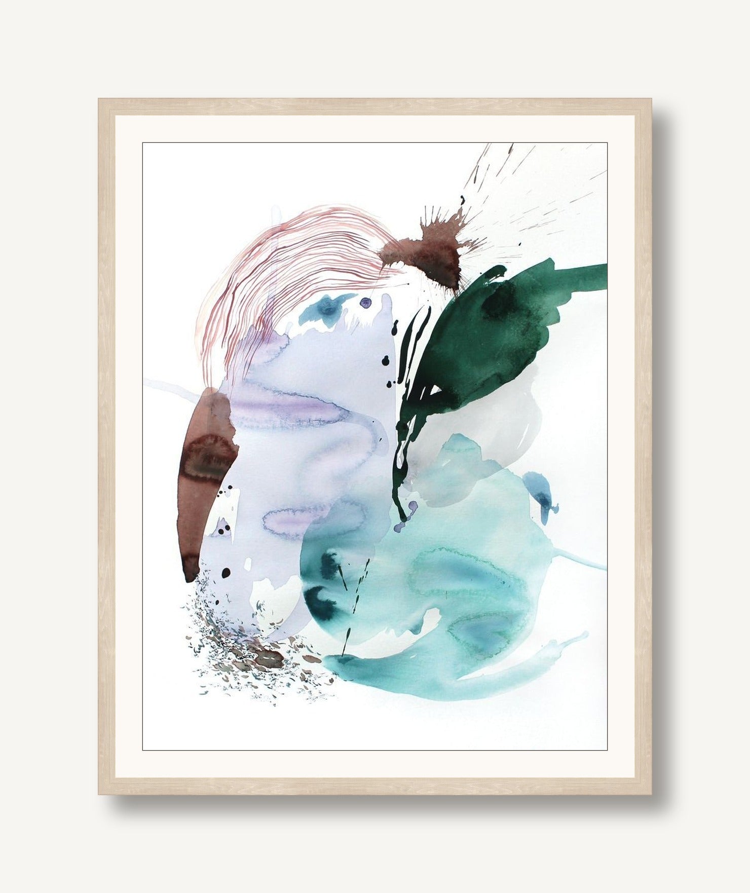 Carrying The Past 1 framed
