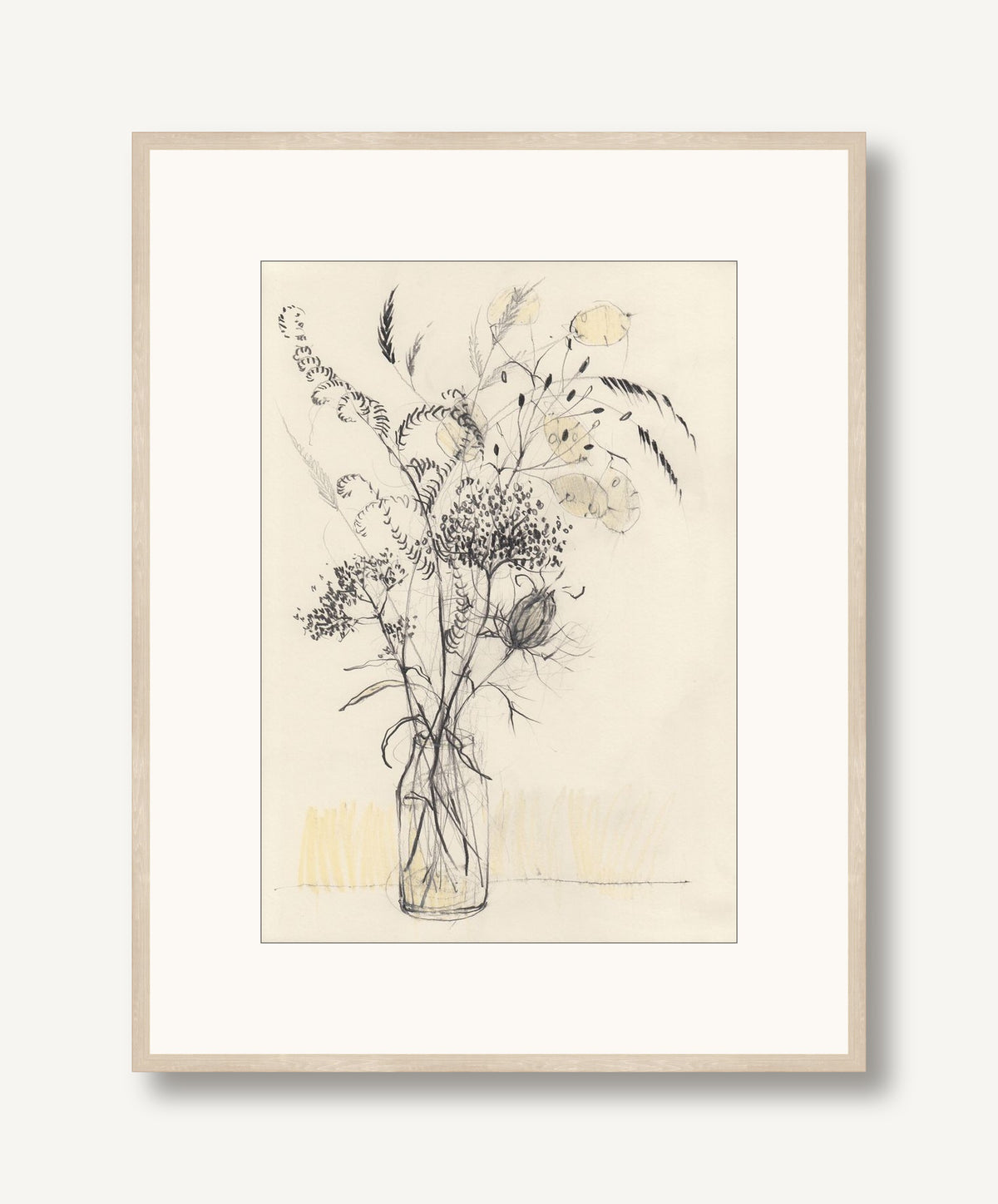 Autumn Vase 1 framed