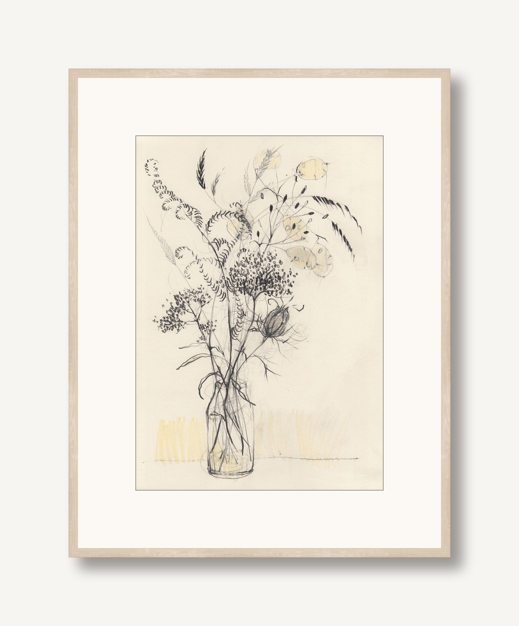 Autumn Vase 1 framed