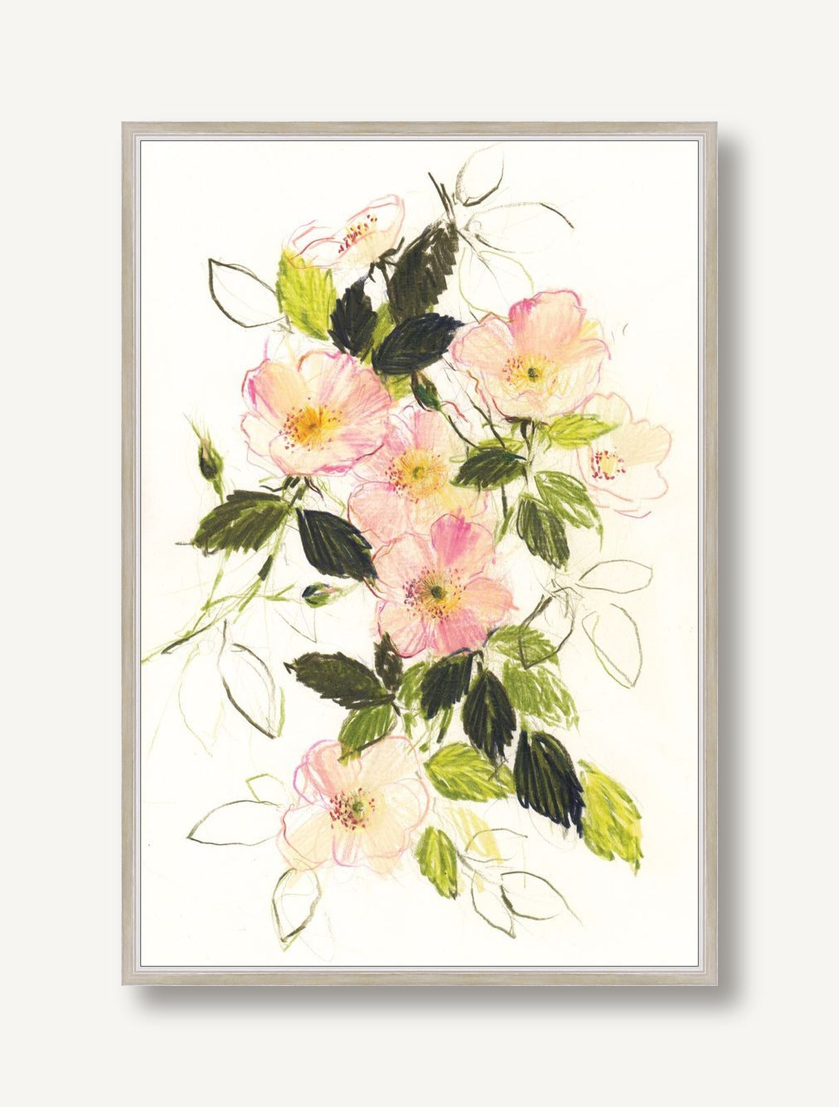 Blossom and Roses 2 framed