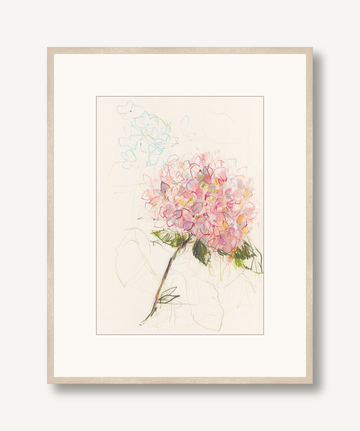 Hydrangeas 1 framed