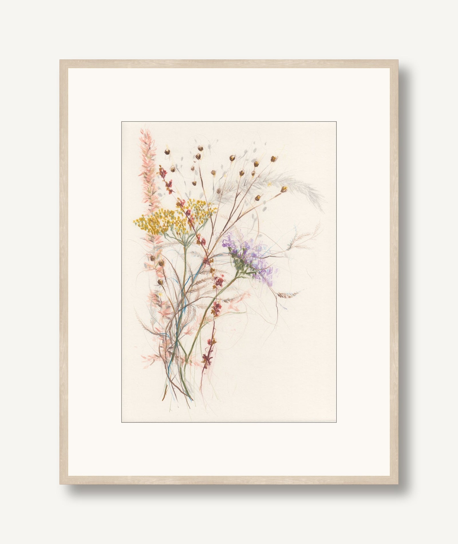 Notes of Autumn 1 framed