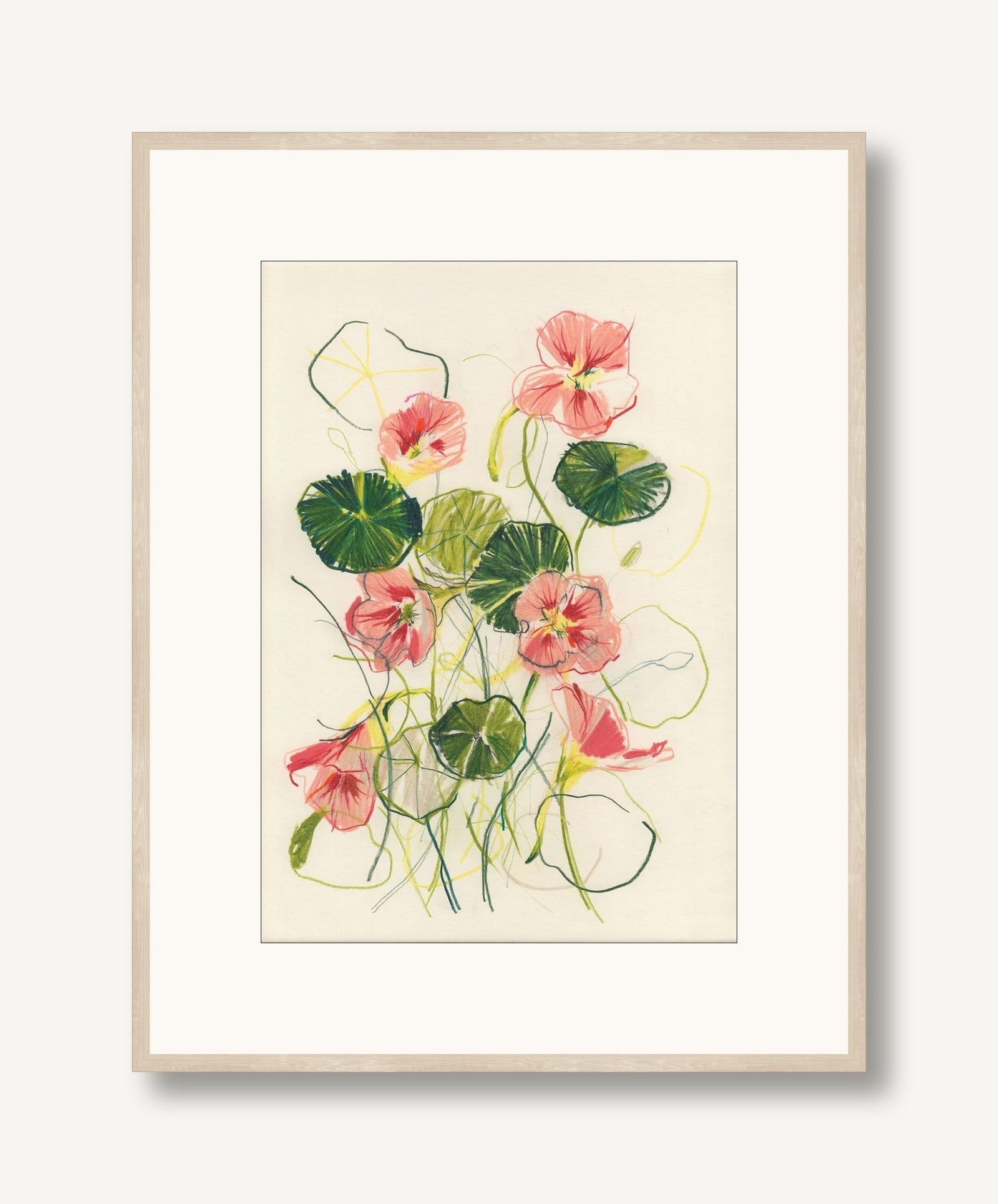 Nasturtium 1 framed