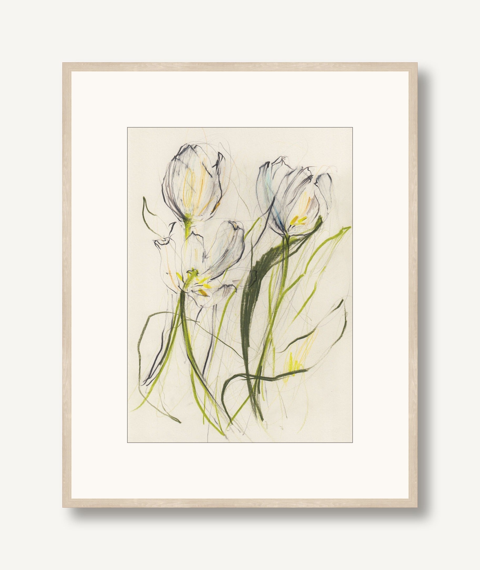 Tulips 2 framed