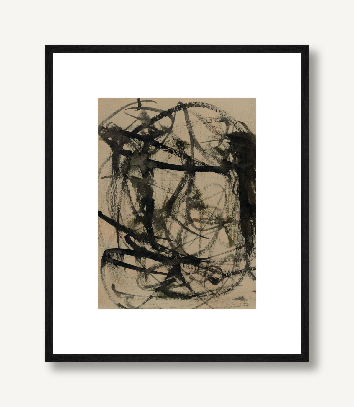 Brushed 1 framed