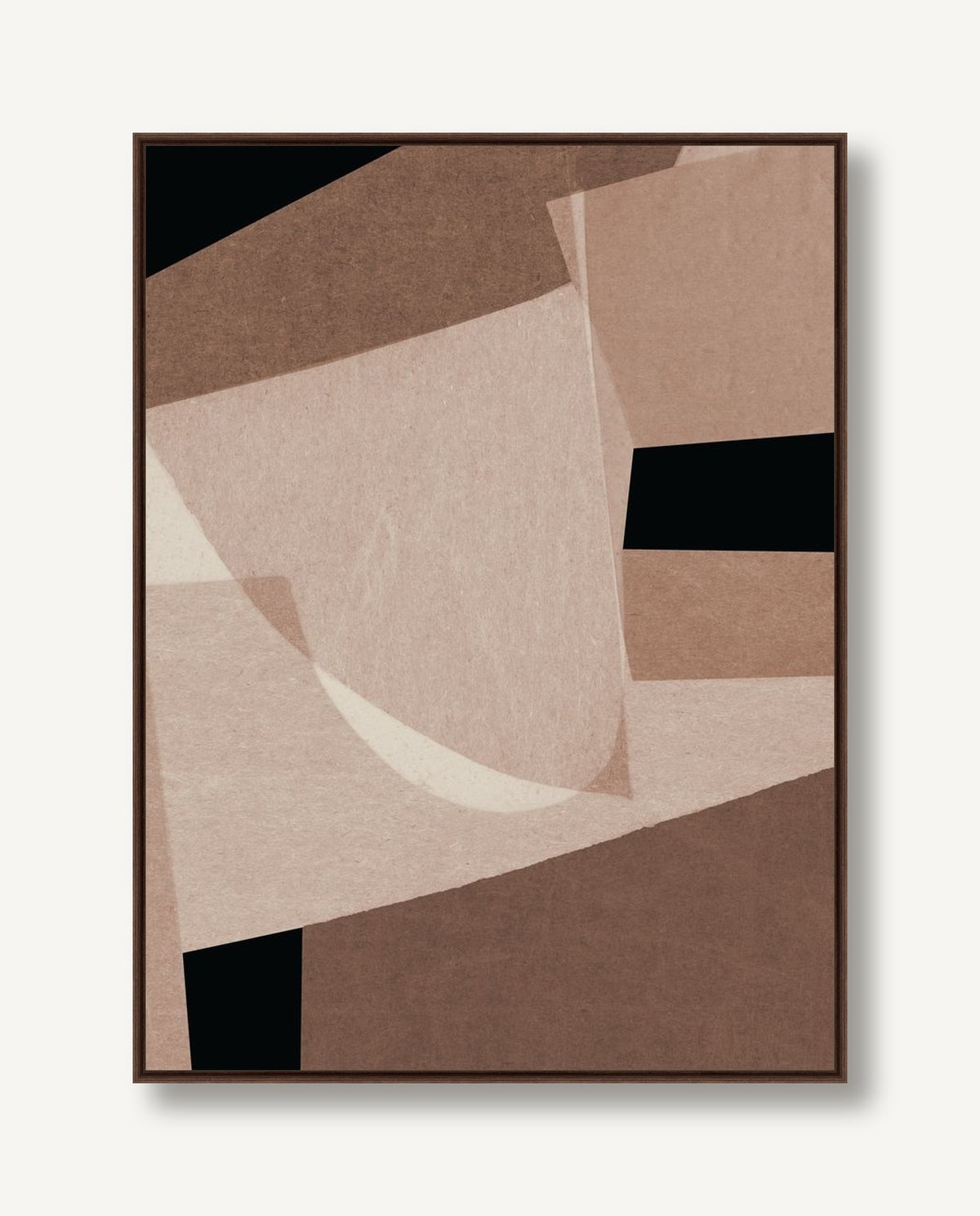 Collage Abstract 2 framed