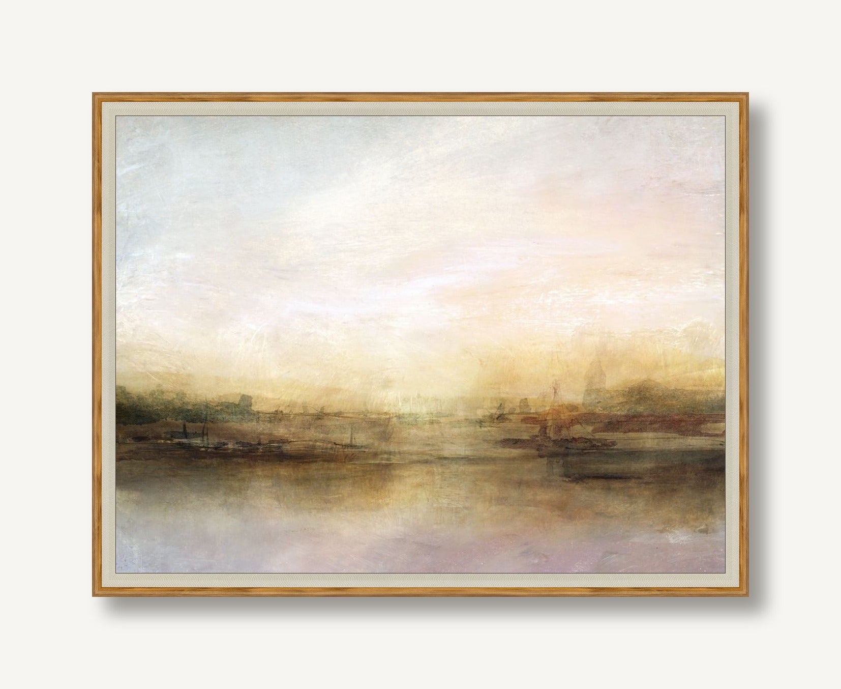 Evening River 1 framed
