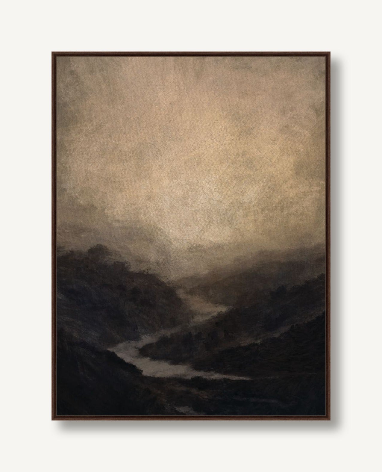 Highland River 1 framed