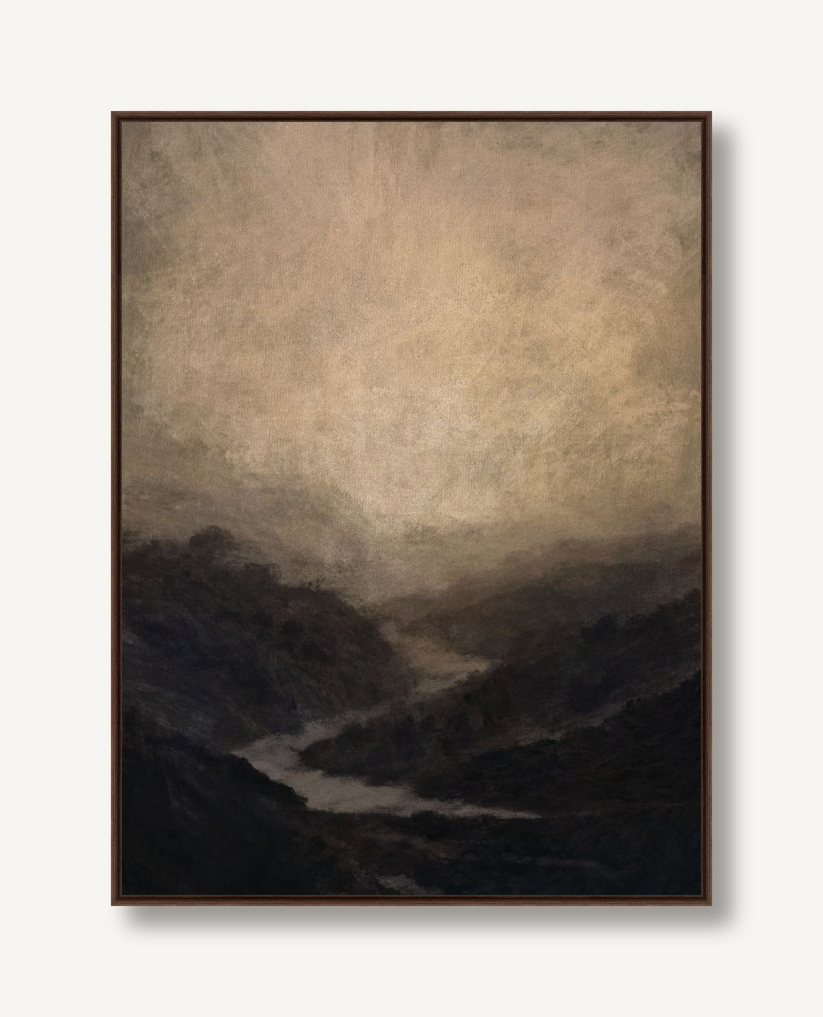 Highland River 1 framed