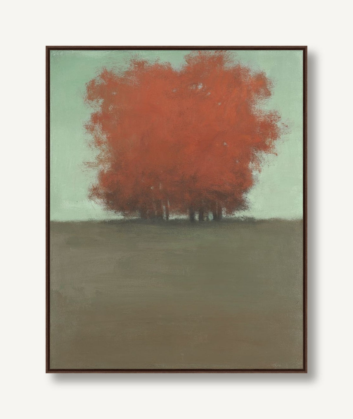 Crimson Canopy 1 framed