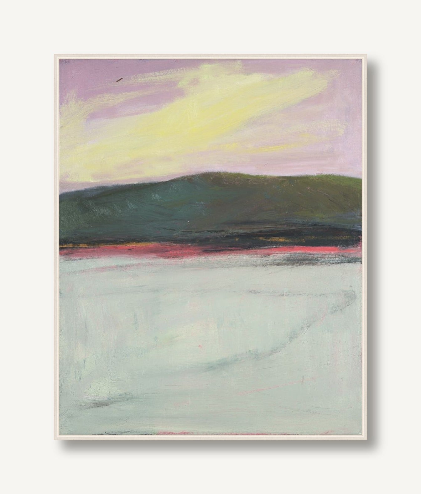 Lavender Peaks 1 framed
