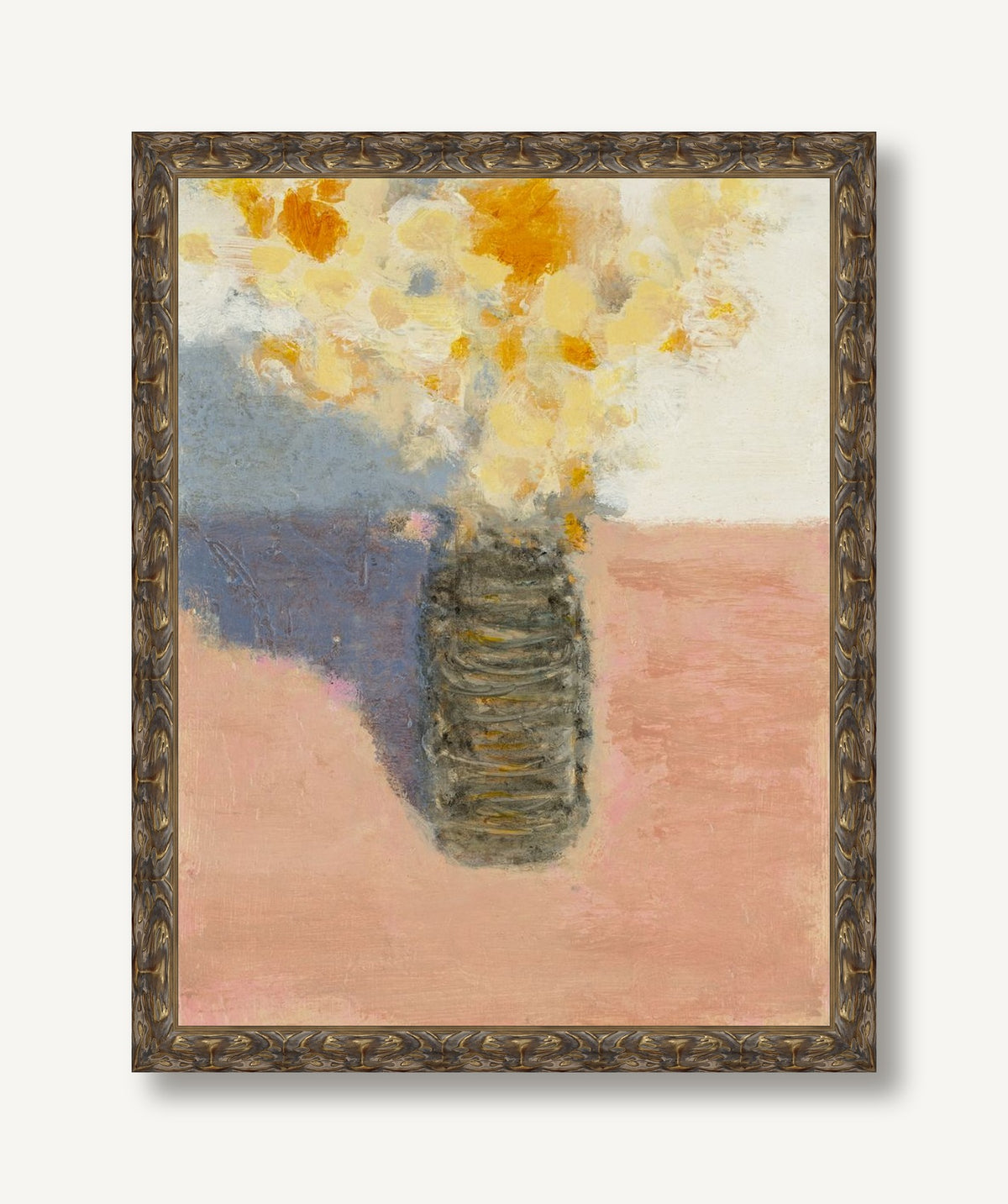 Black Vase 1 framed