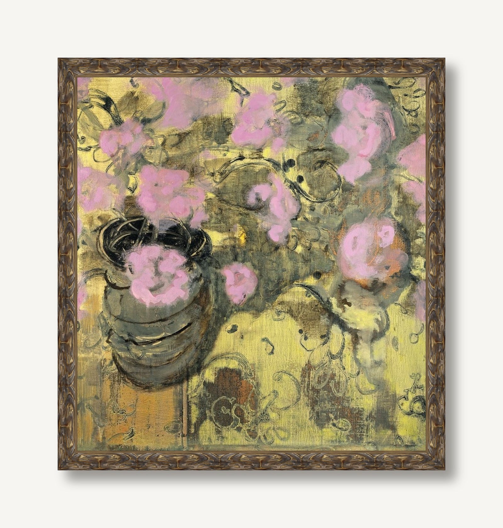 The Pinks 1 framed