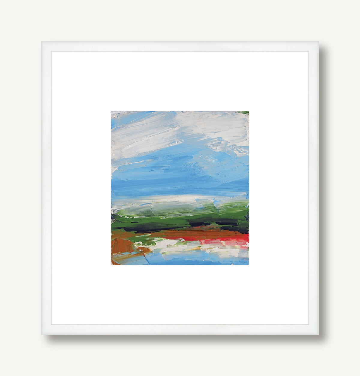 Floral Calm 2 framed