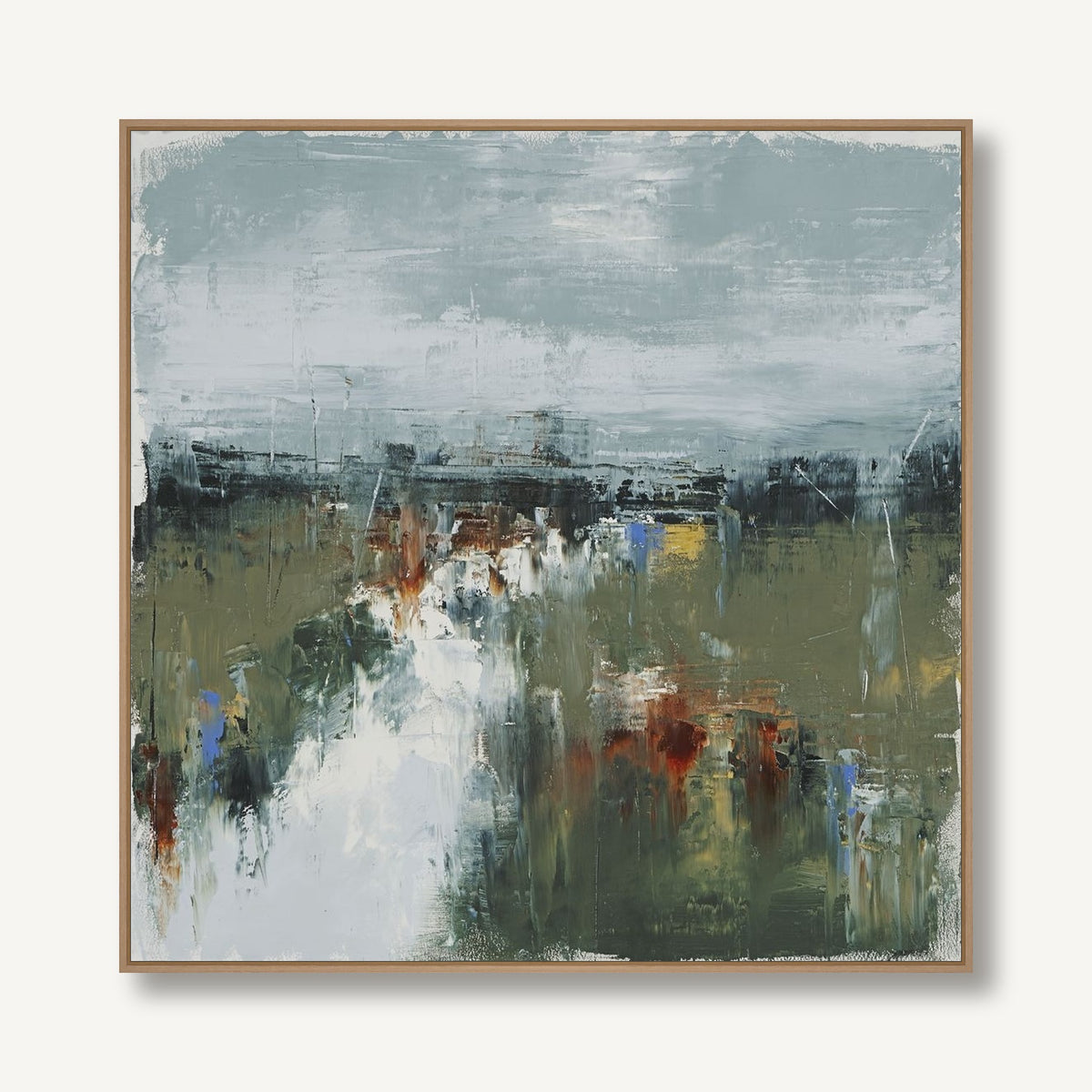 Somber Horizons 1 framed