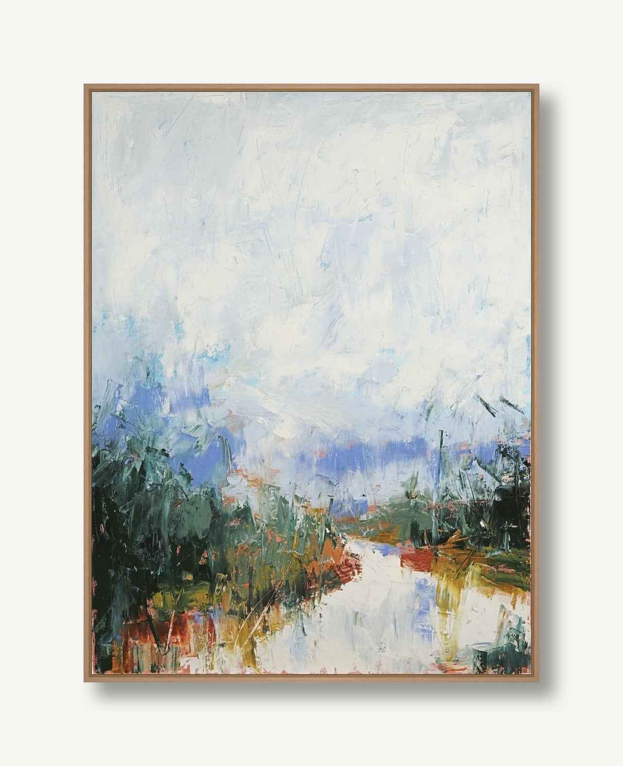 Vibrant Horizons 1 framed