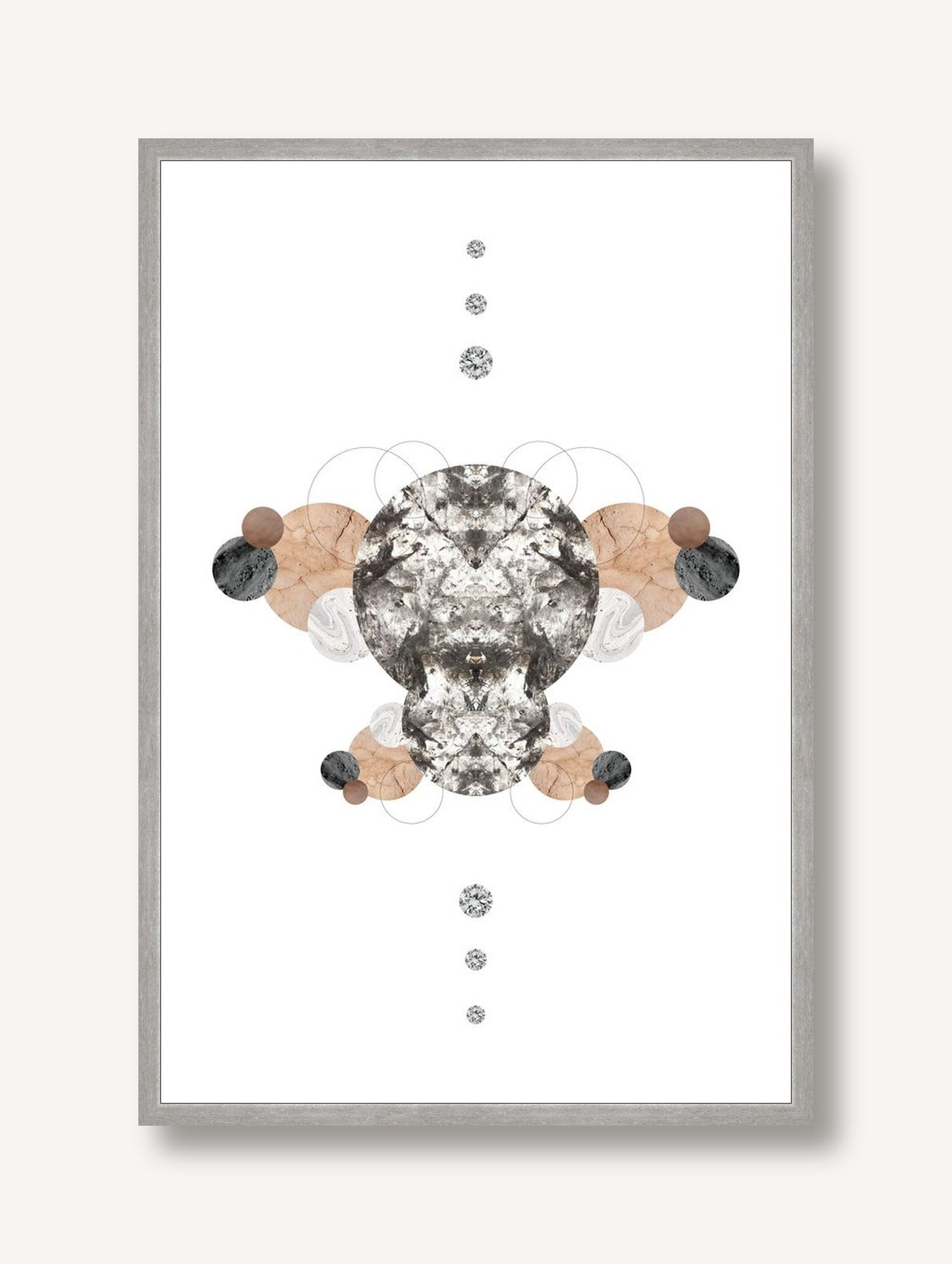 Butterflies Caramel 1 framed